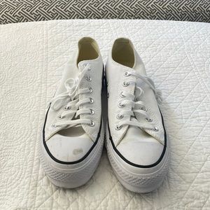 White low top converse